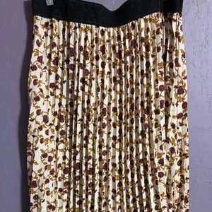 Accordian pleated skirt NWOT